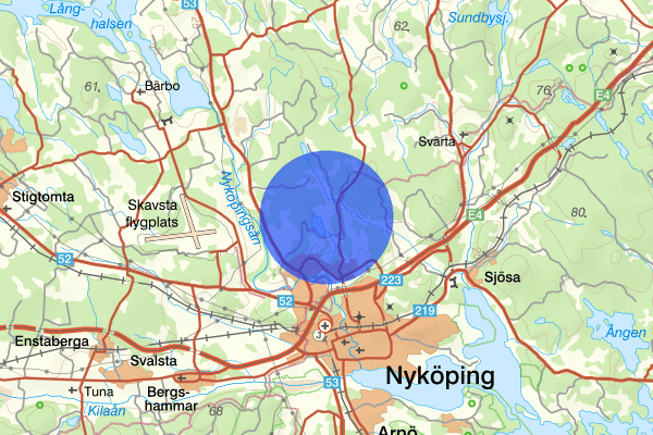 Hovra 25 februari 13.30, Trafikolycka, Nyköping