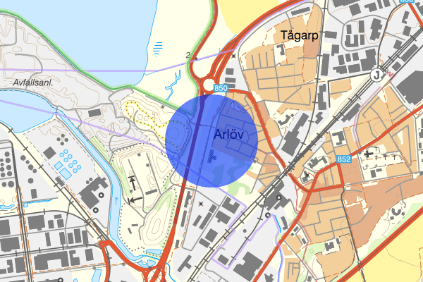 Arlövsvägen 25 februari 14.36, Trafikolycka, Burlöv