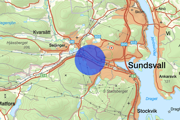 Nacksta 26 februari 13.35, Fylleri/LOB, Sundsvall