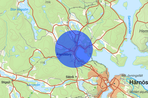 Älandsbro 27 februari 10.32, Trafikkontroll, Härnösand