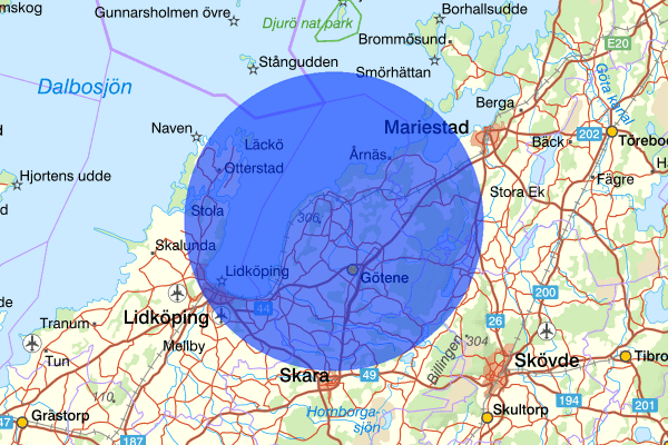  27 februari 18.01, Räddningsinsats, Götene