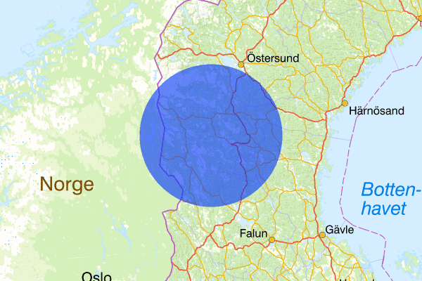 28 februari 13.23, Rattfylleri, Härjedalen