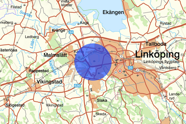 Ryd 28 februari 17.00, Skottlossning, misstänkt, Linköping