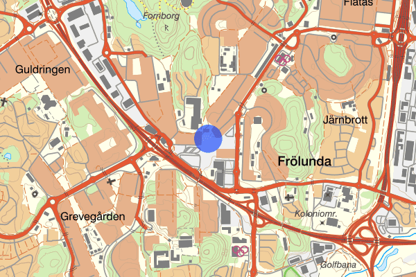 Frölunda Torg 28 februari 16.50, Farligt föremål, misstänkt, Göteborg
