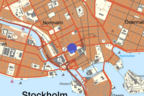 Klarabergsgatan 28 februari 14.02, Stöld, Stockholm