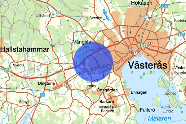 Skälby 28 februari 17.06, Brand, Västerås