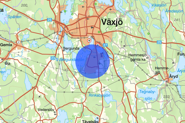 Teleborg 01 mars 03.29, Brand, Växjö