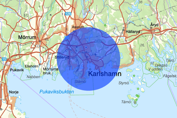Karlshamn 28 februari 23.25, Rån, Karlshamn