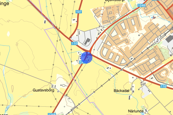 Bjuvsleden 01 mars 15.29, Trafikolycka, Bjuv