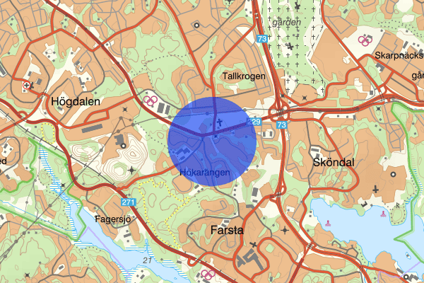 Hökarängen 04 mars 00.20, Inbrott, försök, Stockholm