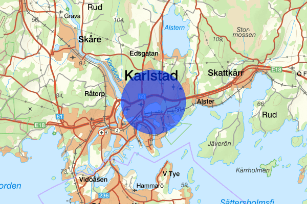 Södra Kroppkärr 04 mars 09.05, Olovlig körning, Karlstad
