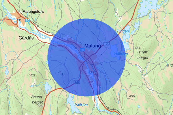 Malung 04 mars 15.58, Trafikbrott, Malung-Sälen