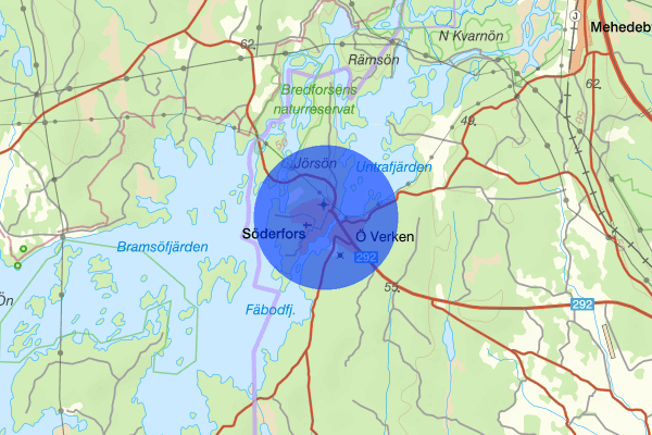 Söderfors 05 mars 12.51, Arbetsplatsolycka, Tierp