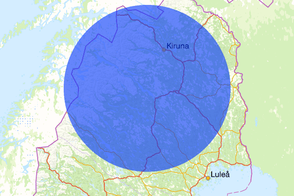 06 mars 15.24, Trafikolycka, Gällivare
