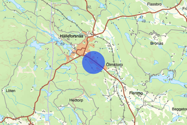 Flensvägen 06 mars 18.42, Kontroll person/fordon, Flen