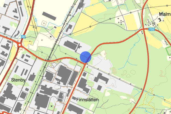 Bränslegatan 07 mars 15.14, Trafikolycka, vilt, Västerås