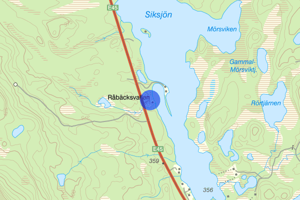 Råbäcksvallen 07 mars 20.29, Trafikolycka, vilt, Jämtlands län