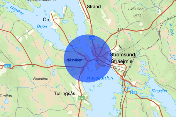 Näsviken 07 mars 19.42, Trafikkontroll, Strömsund