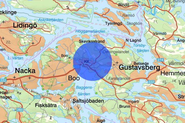 Insjön 08 mars 08.15, Brand, Nacka