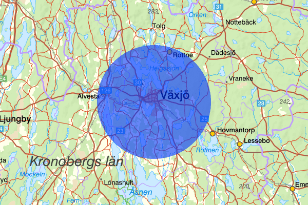 Växjö 09 mars 05.40, Brand, Växjö