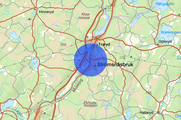 Strömsnäsbruk 10 mars 13.52, Trafikolycka, Markaryd