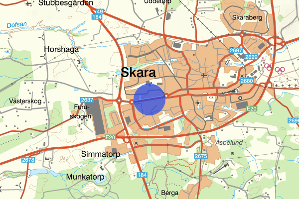 Skaraborgsgatan 11 mars 14.40, Misshandel, Skara