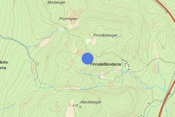 Finnsåsberget 12 mars 18.15, Trafikolycka, singel, Borlänge