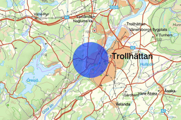 Torsred 13 mars 09.12, Brand, Trollhättan