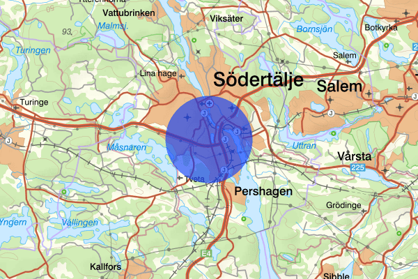 Saltskog 14 mars 17.32, Kontroll person/fordon, Södertälje