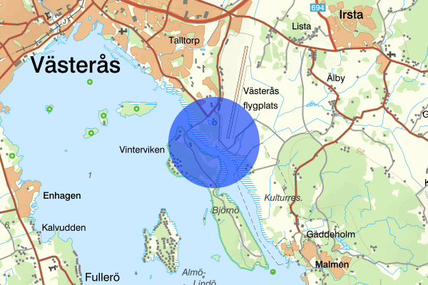 Hässlö 15 mars 17.31, Misshandel, grov, Västerås