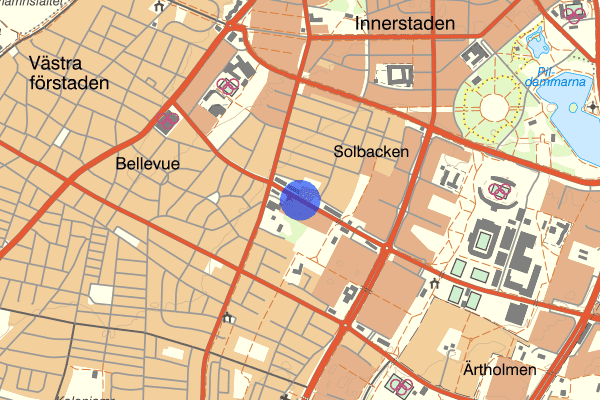 Stadiongatan 16 mars 17.01, Trafikolycka, Malmö