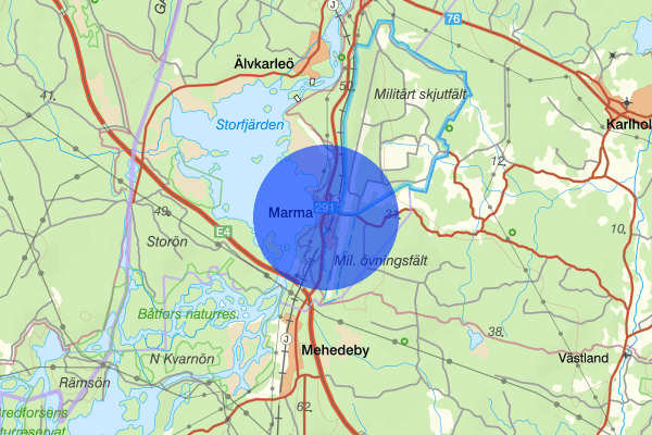 Marma 16 mars 21.03, Farligt föremål, misstänkt, Älvkarleby