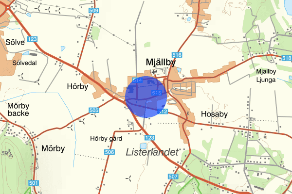 Västra Mjällbyvägen 17 mars 13.00, Trafikolycka, Sölvesborg