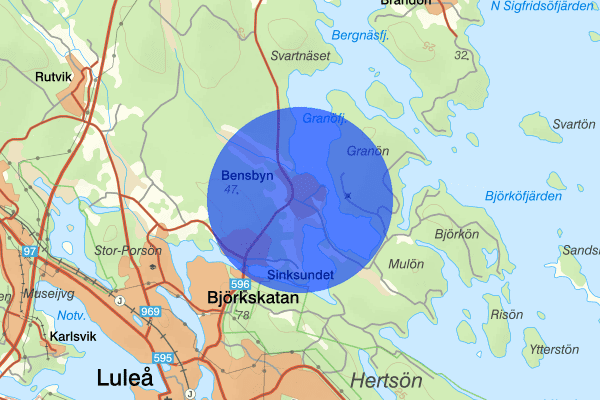 Bensbyn 17 mars 16.44, Trafikolycka, Luleå