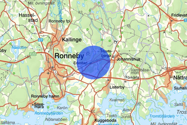 Edestad 18 mars 01.18, Stöld, Ronneby