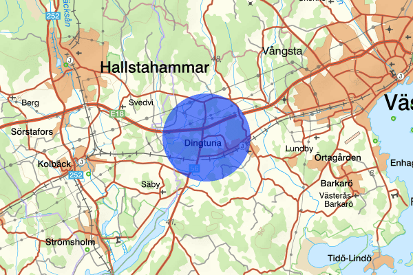 Västjädra 18 mars 15.24, Trafikolycka, Västerås