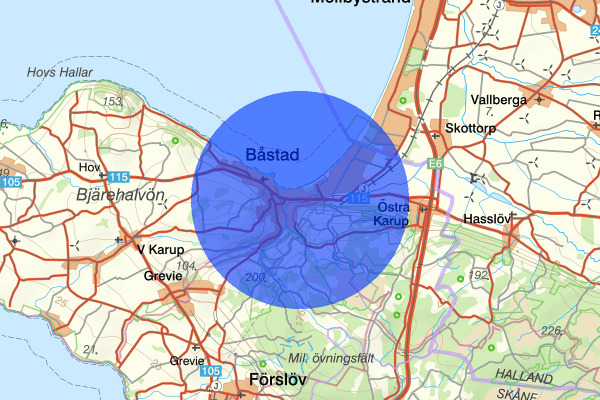 Båstad 18 mars 17.55, Rattfylleri, Båstad