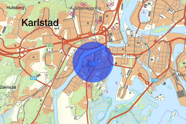 Kvarnberget 18 mars 17.16, Våld/hot mot tjänsteman, Karlstad