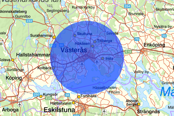 Västerås 21 mars 02.29, Brand, Västerås