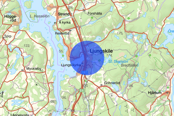 Ljungskile 24 mars 17.37, Trafikolycka, personskada, Uddevalla