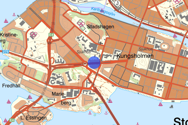 Drottningholmsvägen 24 mars 21.13, Trafikolycka, personskada, Stockholm