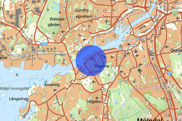Majorna 25 mars 11.57, Olaga hot, Göteborg