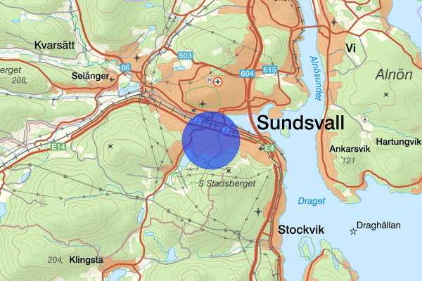 Södermalm 25 mars 09.54, Rattfylleri, Sundsvall