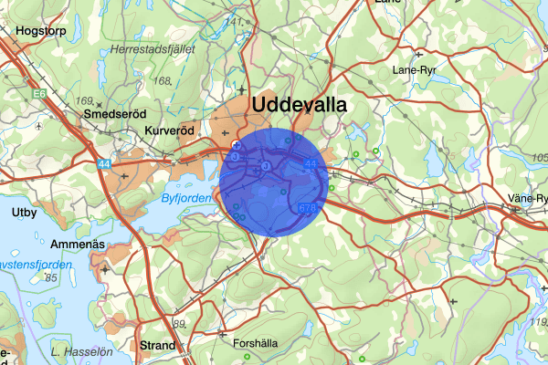 Tureborg 25 mars 16.23, Brand, Uddevalla