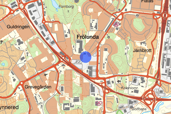 Frölunda Torg 26 mars 10.39, Trafikolycka, personskada, Göteborg
