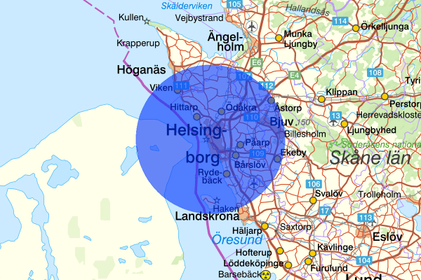 Helsingborg 27 mars 16.11, Trafikolycka, Helsingborg