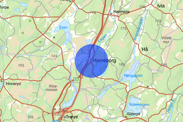 Hornsborg 27 mars 19.36, Brand, Ljungby