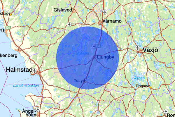 27 mars 20.42, Trafikolycka, Ljungby