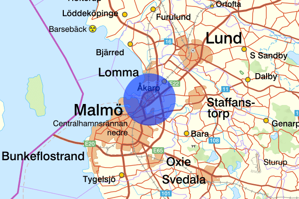 28 mars 15.09, Våld/hot mot tjänsteman, Burlöv
