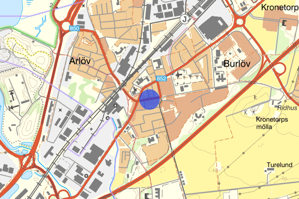 Dalbyvägen 28 mars 22.36, Skottlossning, Burlöv